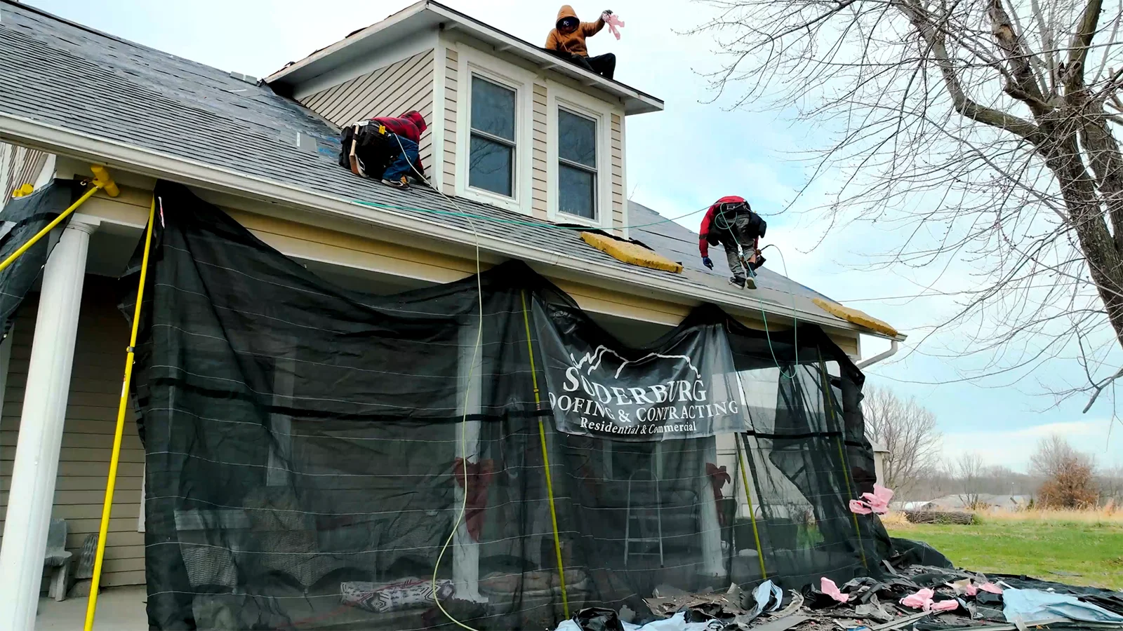 Roofing photograph from Soderburg Roofing and Contracting